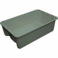 Mfg Tray Molded Fiberglass Toteline Nest and Stack Tote 780308 - 19-3/4" x 12-1/2" x 6" Gray 7803085172